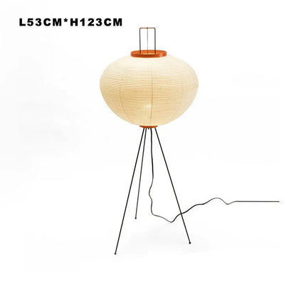 Lámpara de pie de papel de estilo japonés DecorBites™ para decoración e iluminación del hogar