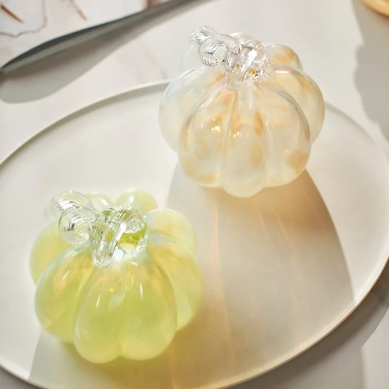 DecorBites™ Gradient Glass Pumpkin Decorative Figurine for Home Decoration