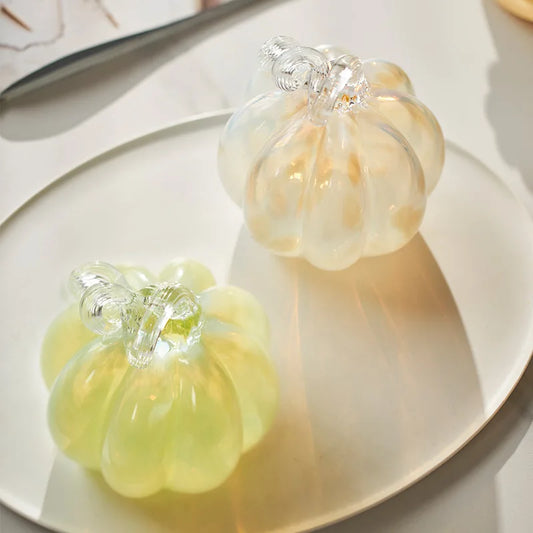 DecorBites™ Gradient Glass Pumpkin Decorative Figurine for Home Decoration