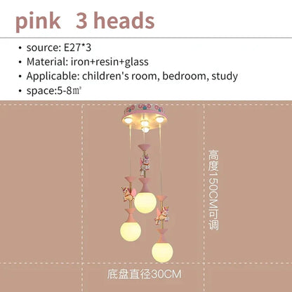 Lámpara de techo colgante LED DecorBites™ con forma de unicornio creativo para habitación infantil