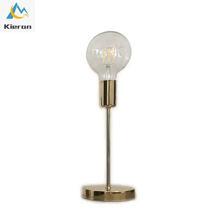 DecorBites™ Golden Modern LED Bedside Lamp for College Dorm Study Desk