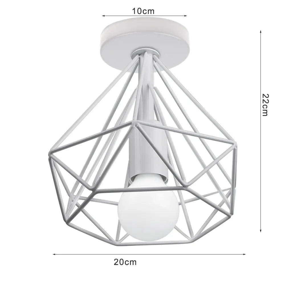Decorbites™ Industrielle E27 Deckenlampe: Vintage Retro Loft Stil für die Dekoration im Wohnzimmer und in der Küche zu Hause