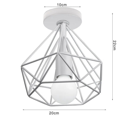Decorbites™ Industrielle E27 Deckenlampe: Vintage Retro Loft Stil für die Dekoration im Wohnzimmer und in der Küche zu Hause