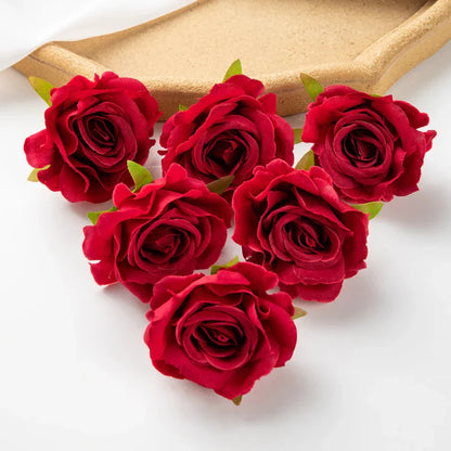 ديكوربايتس™ 100 قطعة من زهور الورد الحريرية الاصطناعية متعددة الألوان للديكور المنزلي وحفلات الزفاف