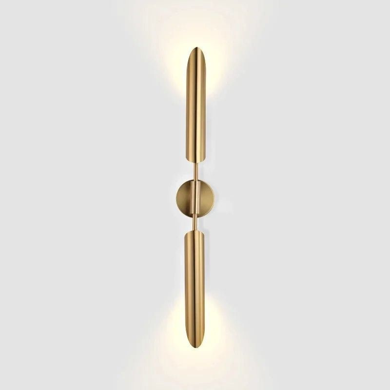 Lámpara de pared de cobre LED Gold Decorbites™ para sala de estar, comedor y dormitorio