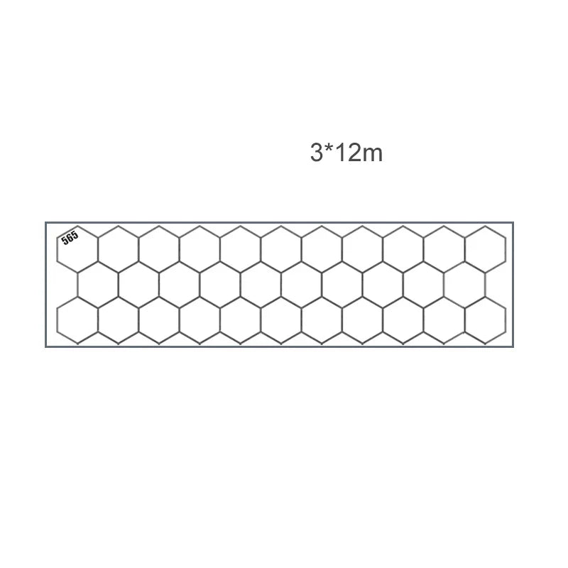 DecorBites™ 6500K LED Hexagrid System for Workshop, Gym, Studio - 2 Year Warranty