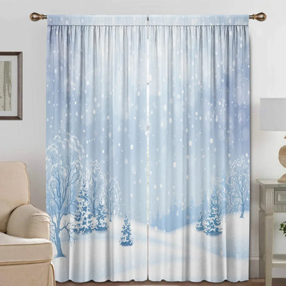 Decobites Starry Sky Night View Curtains for Home Decoration, Kitchen, Coffee Shop, Living Room