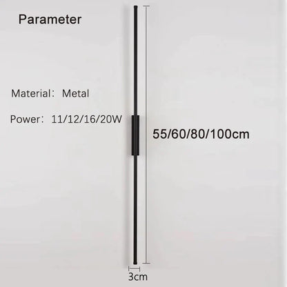 Aplique de pared LED lineal DecorBites™ para iluminación de fondo de sofá