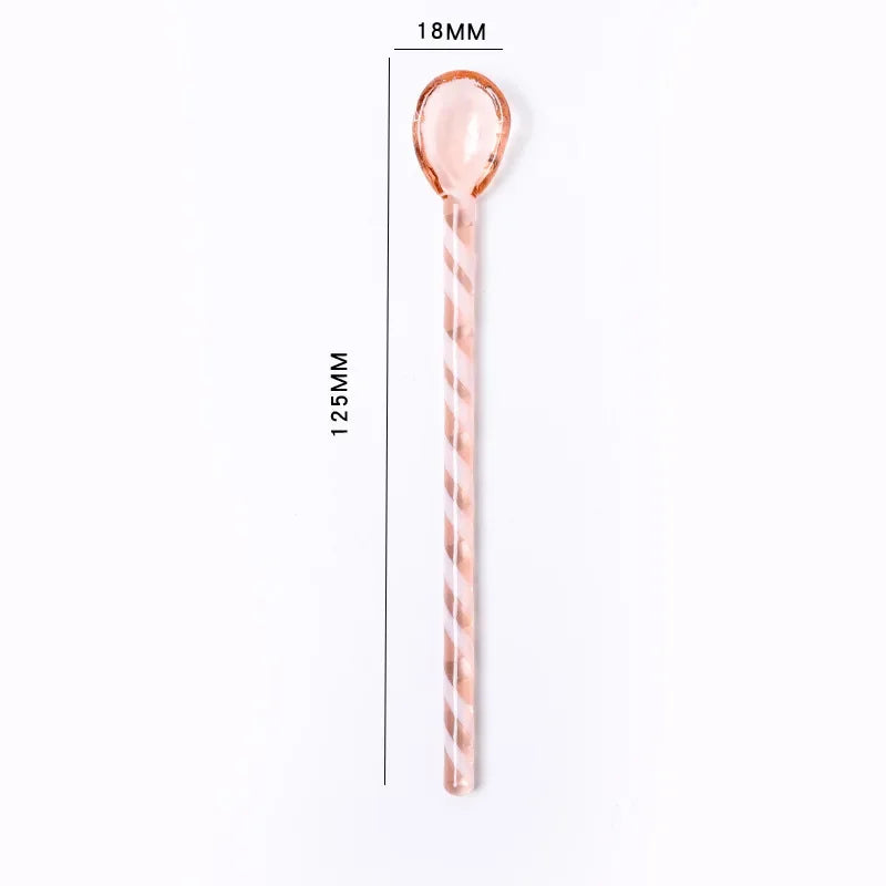 DecorBites™ Colorful Glass Stirring Spoon Set