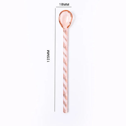 DecorBites™ Colorful Glass Stirring Spoon Set