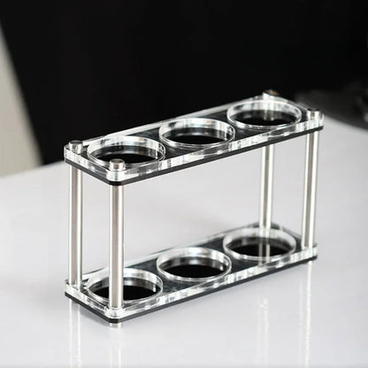 مجموعة رف أدوات القهوة الأكريليكي ومسحوق الضغط من DecorBites™