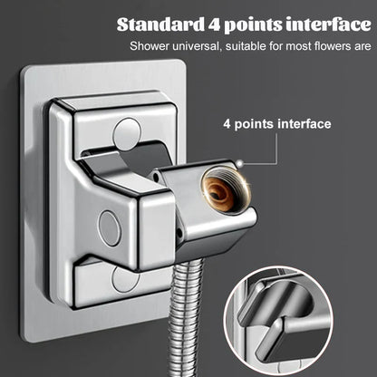 Soporte de pared ajustable para cabezal de ducha DecorBites™ para accesorios de baño