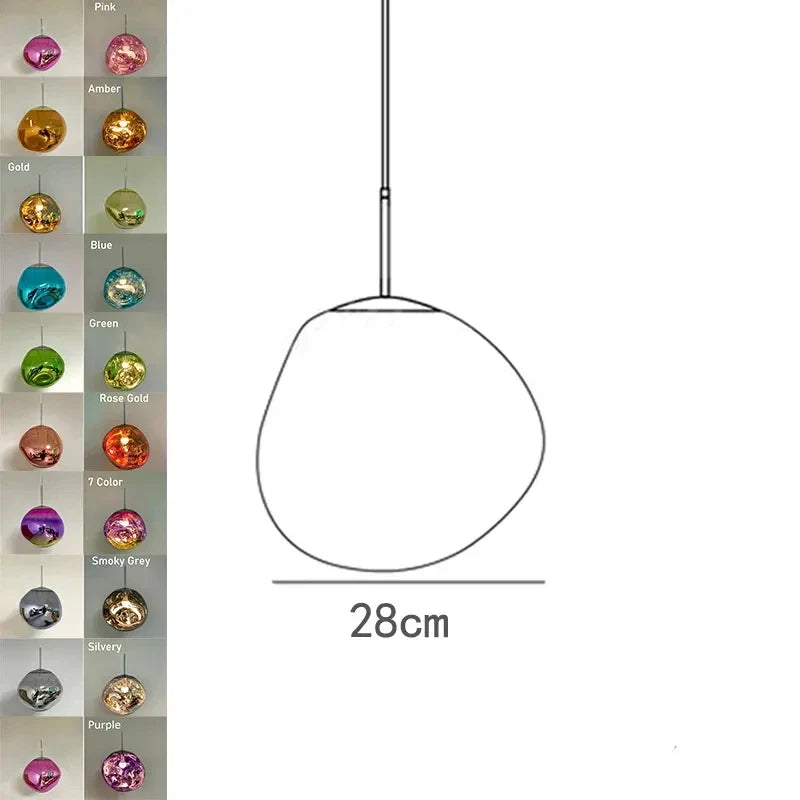 Nordic Lava Acrylic Pendant Light