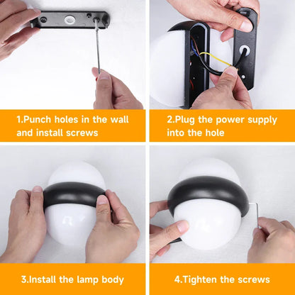 ديكوربايتس™ مصباح حائط LED أكريليك للديكور المنزلي بإضاءة مزاجية فاخرة