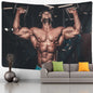 Decobites Mystery Muscle Man Tapestry Wall Hanging - Hippie Psychedelic Decor