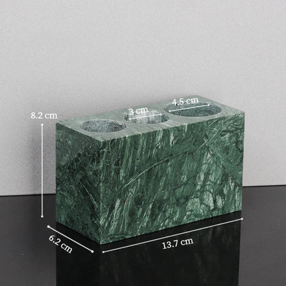 DecorBites™ Green Marble Bathroom Set: Dispenser, Dish, Holder, Tissue Box & Accessories