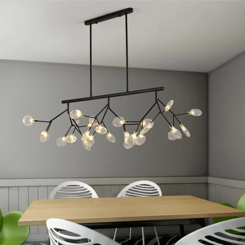 Lámpara de araña LED Nordic Firefly 2024 DecorBites™ - Ideal para sala de estar, dormitorio y comedor