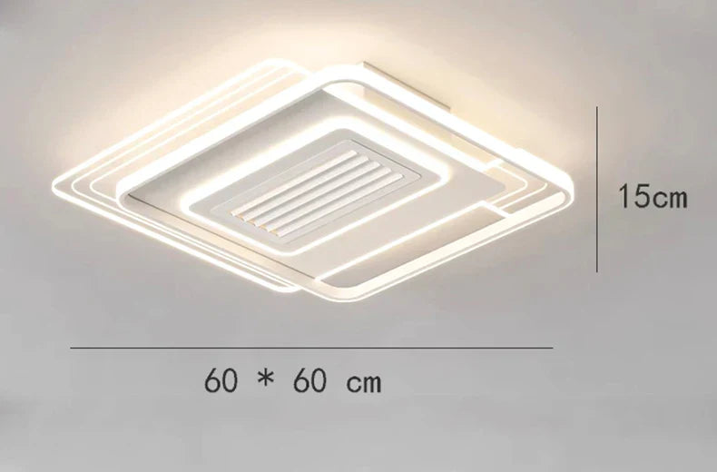 مروحة سقف غرفة نوم الأطفال DecorBites™ مع جهاز تحكم عن بعد وإضاءة - مروحة LED حديثة بدون شفرات