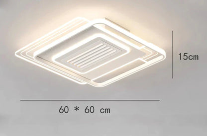 مروحة سقف غرفة نوم الأطفال DecorBites™ مع جهاز تحكم عن بعد وإضاءة - مروحة LED حديثة بدون شفرات