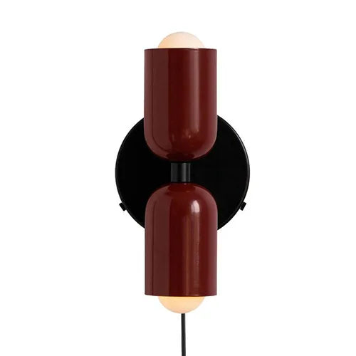 Decorbites™ Sahne Doppelkopf-LED-Wandleuchten | Moderne nordische bunte Lichter für Innenraumdekoration