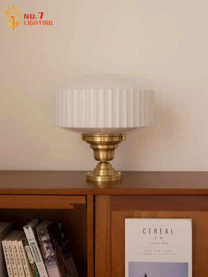 DecorBites™ Brass Glass Pendant Lights LED E27 Gold Lustre Ceiling Lamp