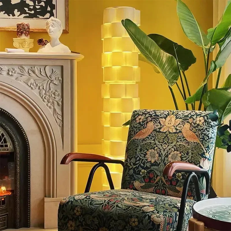 DecorBites™ Elegant Luxury Vertical Floor Lamp for Living Room, Bedroom, and Sofa Decor