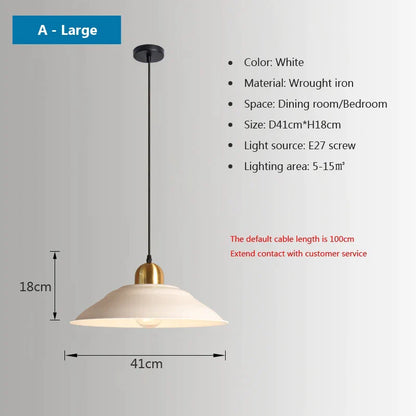 DecorBites™ Iron Industrial Chandeliers, Nordic Pendant Light for Home, Retro Loft Hanging Lamps
