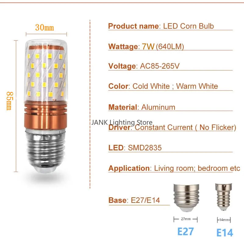 DecorBites™ LED G4 G9 E14 85-265V Bulbs for Crystal Chandeliers Dining Room Floor Light