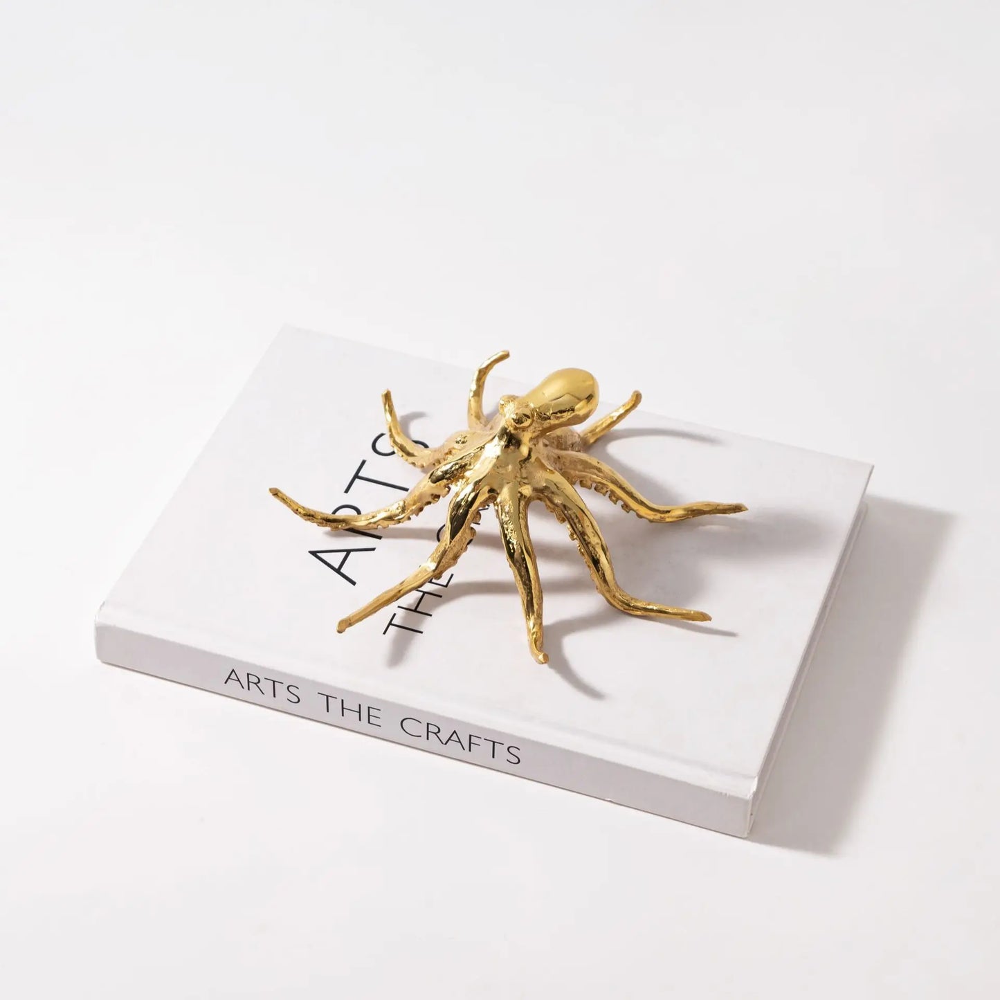 DecorBites™ Golden Octopus Metal Sculpture - Home Decor Figurine