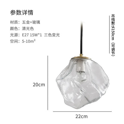 Modern Lava Sculptural FRP Pendant Light