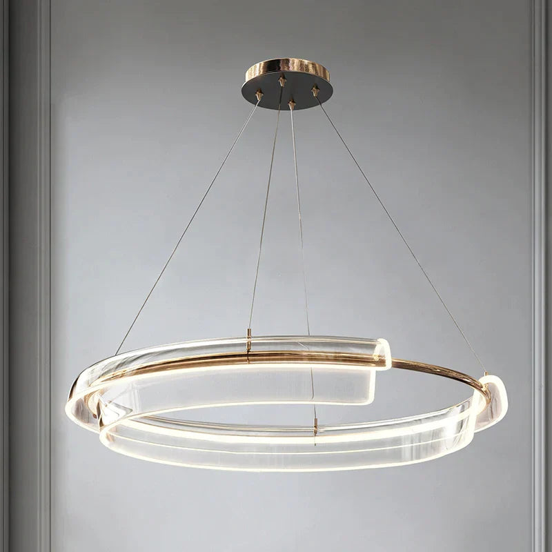 Lámpara de araña minimalista italiana DecorBites™ para sala de estar, dormitorio y comedor