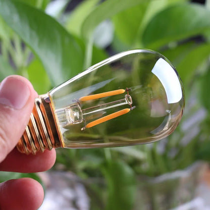 Bombilla LED de filamento DecorBites™ 3W ST45 Dorada Regulable E26 E27 2200K Decoración para interiores