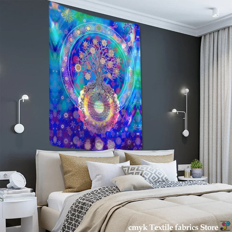 Psychedelic Eye Tapestry Wall Hanging for Aesthetics Room Decor by Decobites