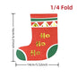 20Pcs/Bag Cartoon Die Cut Santa Claus Stocking Tree Decoupage Paper Napkins Paper Serviettes for Christmas Party Tableware Decor