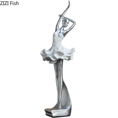 DecorBites™ Ballet Dancer Resin Sculpture Desk Decoration Figure - Room Aesthetic Décor