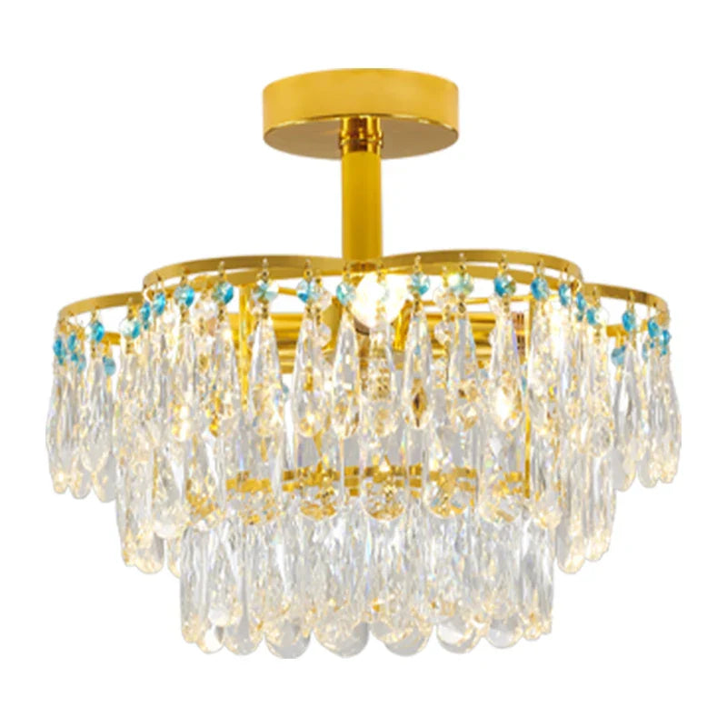 DecorBites™ Crystal Light: Elegant Chandelier for Living Room, Dining Room & Bedroom
