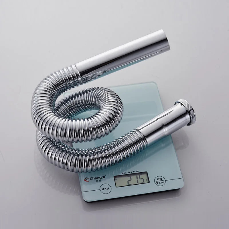 DecorBites™ Brass Hose Siphon Sink Drain Water Tube Pipe DN30 Set.