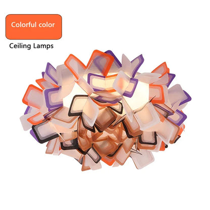 Lámpara colgante de techo con forma de flor LED DecorBites™ para sala de estar y dormitorio