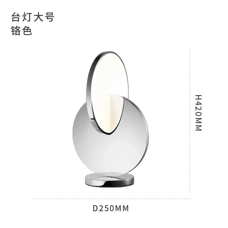 Lámpara colgante de hierro dorado con círculo geométrico DecorBites™