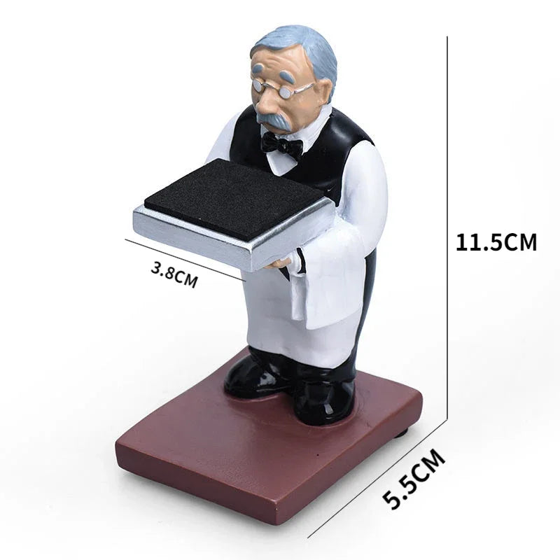 DecorBites™ Cartoon Bear Watch Stand & Jewelry Storage Rack - Trendy Resin Ornaments & Celebration Gifts