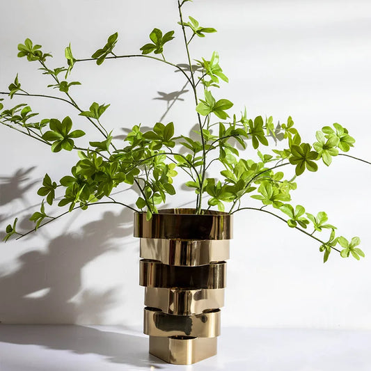 مزهرية هندسية من DecorBites™ لتنسيقات الزهور الإبداعية