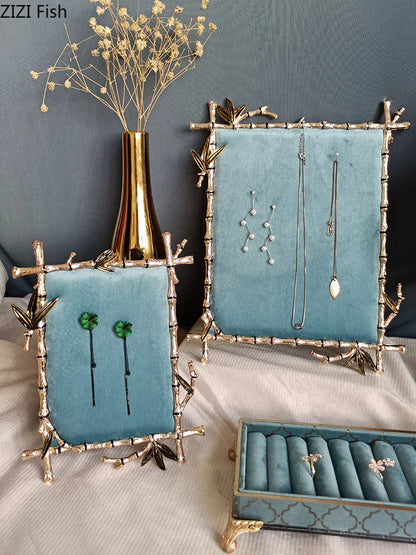 DecorBites™ Jewelry Display Shelf: Stylish Desktop Ornaments and Storage Rack