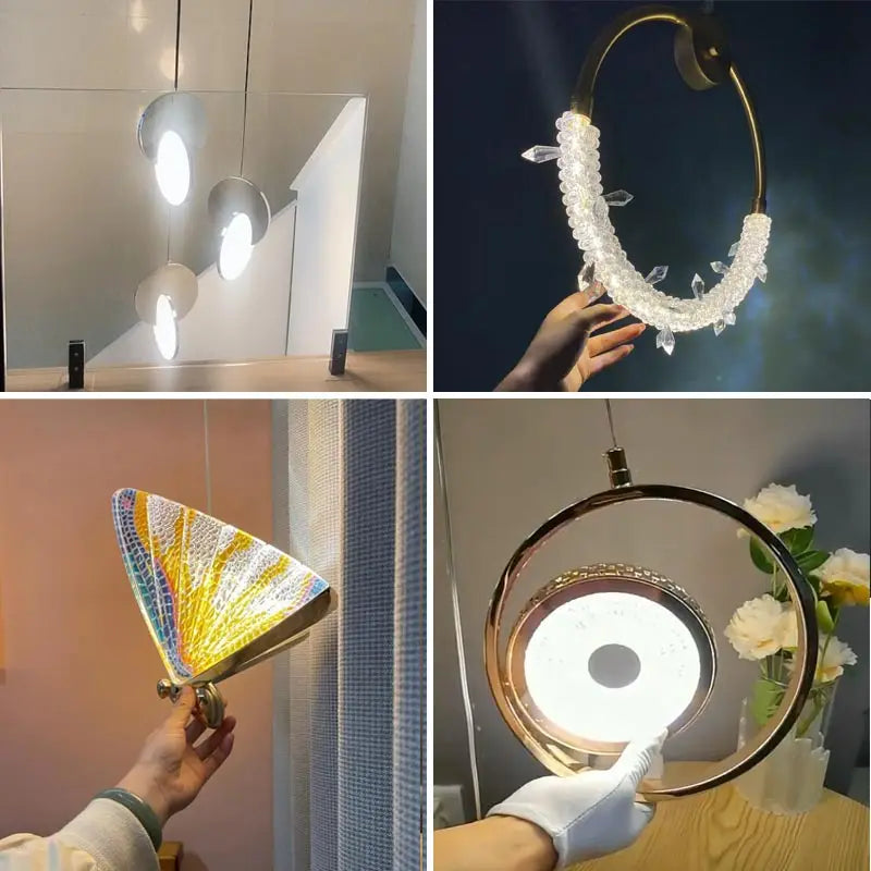 DecorBites™ Gold Nordic Pendant Lights Indoor Kitchen Dining Room Home Decor