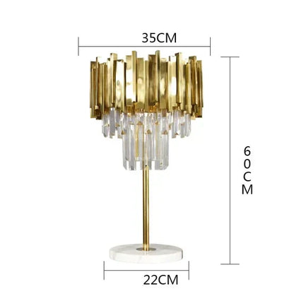 DecorBites™ Gold Black Crystal Chandeliers LED Ceiling Light for Luxe Living & Hospitality