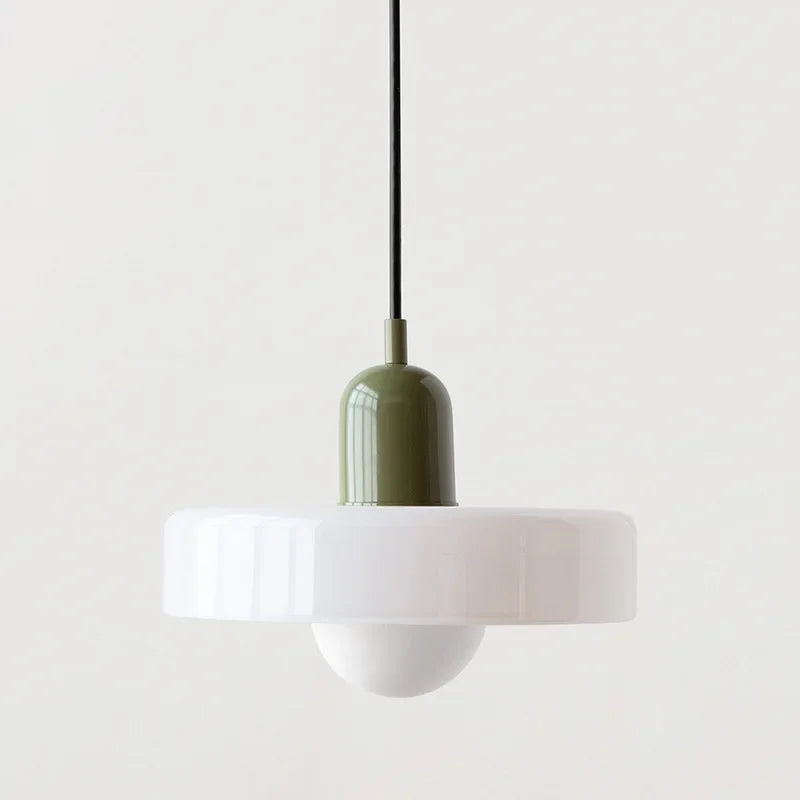 Nordic Colorful Glass Pendant Light 35Cm