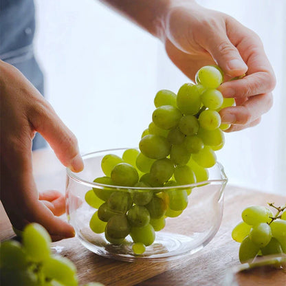 DecorBites™ High Temp Glass Bowl for Fruits, Salad, Yogurt, Noodles