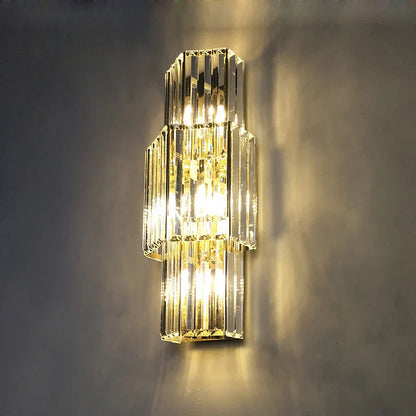 DecorBites™ Crystal LED Wall Sconce Light for Bedroom and Corridor