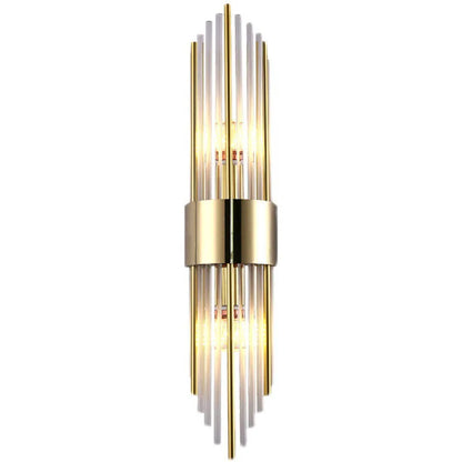 DecorBites™ Crystal Wall Lamp: Elegant LED Indoor Lighting for Living Room, Bedroom, Hotel, and TV Background