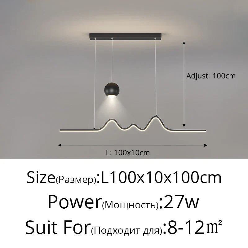 DecorBites™ LED Pendant Lights Modern Hanging Lamp Dining Kitchen Island Decor