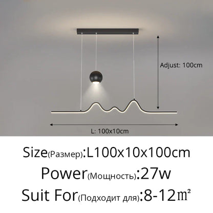 DecorBites™ LED Pendant Lights Modern Hanging Lamp Dining Kitchen Island Decor